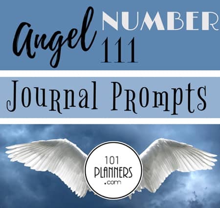 angel number 111 - journal prompts