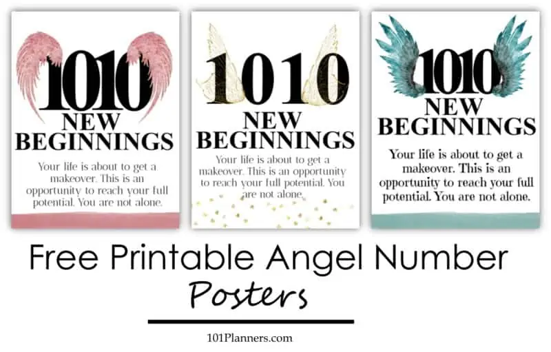 1010 angel number chart