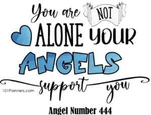 444 angel number - support