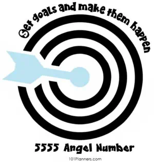 5555 angel number - set goals
