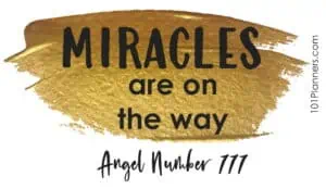 angel number 777 - miracles
