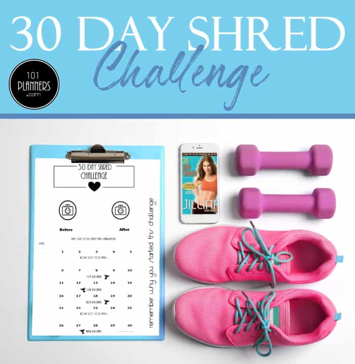 30 day shred week 1