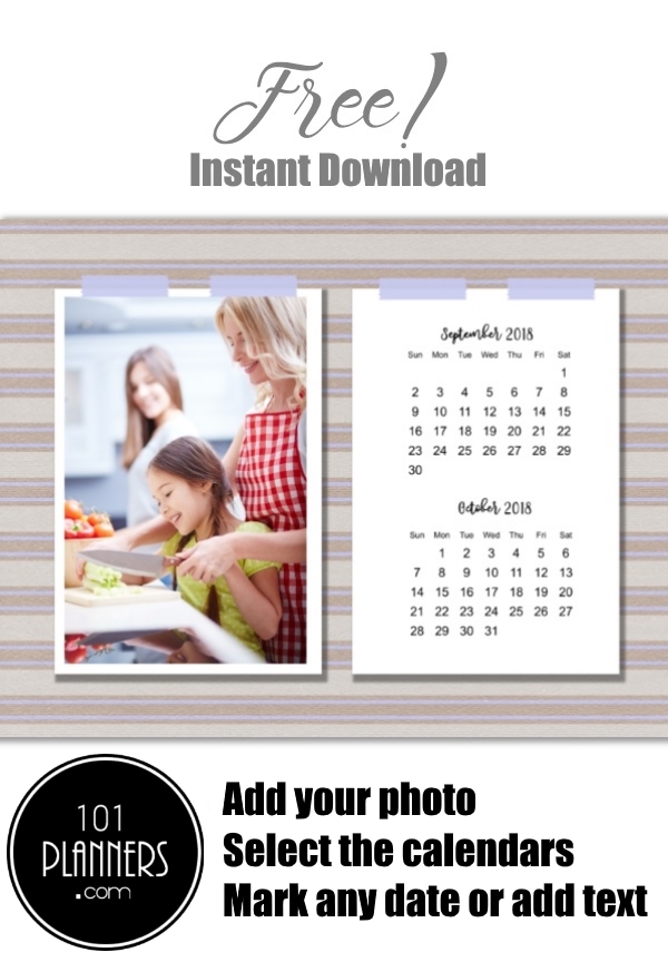 Free Photo Calendar Creator | Create Online & Print at Home