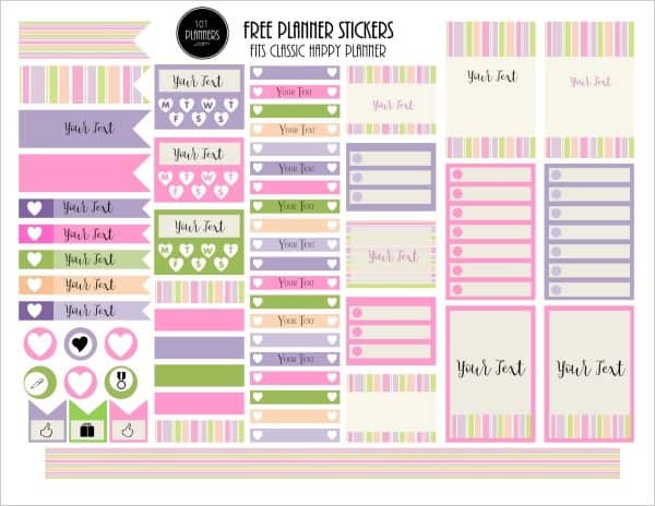 Free Happy Planner Printables | Customize Online & Print at Home