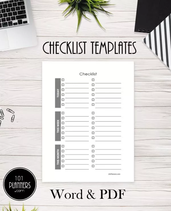 FREE Checklist Template Word or Excel | 32 Templates