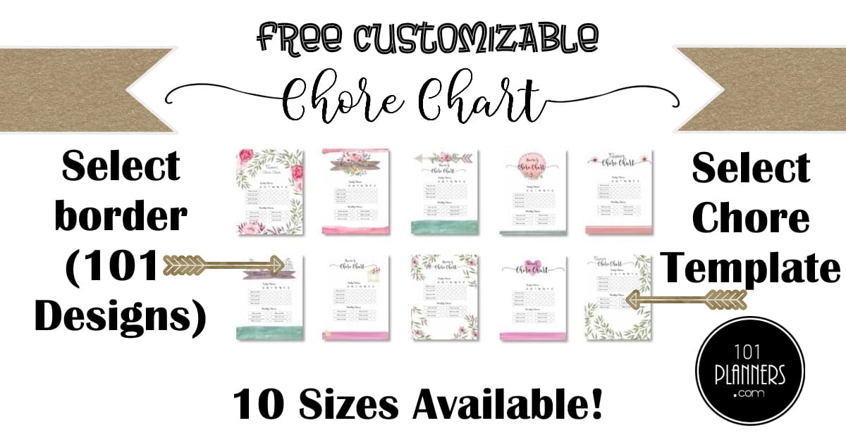 free-chore-chart-template-101-different-designs