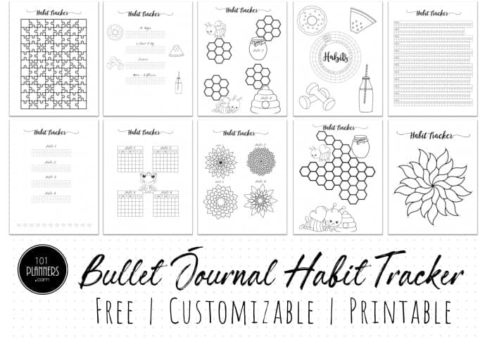 Bullet Journal Stencils 101  Using Bullet Journaling Tools! 