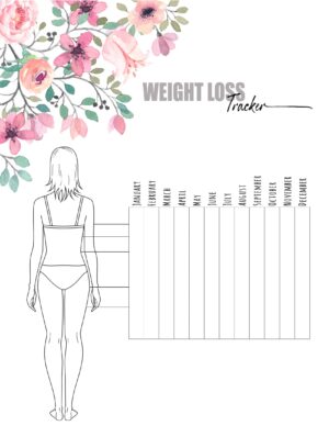 weight loss weekly tracker template