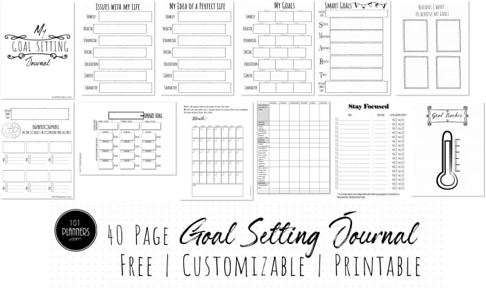 Download Printable Weekly planner with goals and priorities PDF