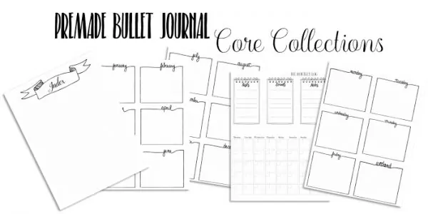 I made a bullet journal for YOU!, Pre-Made Bullet Journal Planner