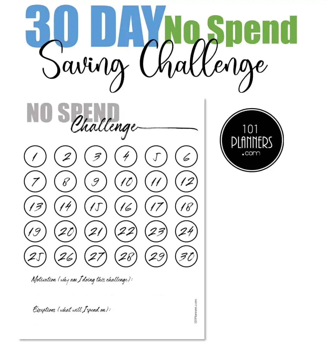 2500 30 DAY CHALLENGE Printable, 2500 Savings Challenge, Savings