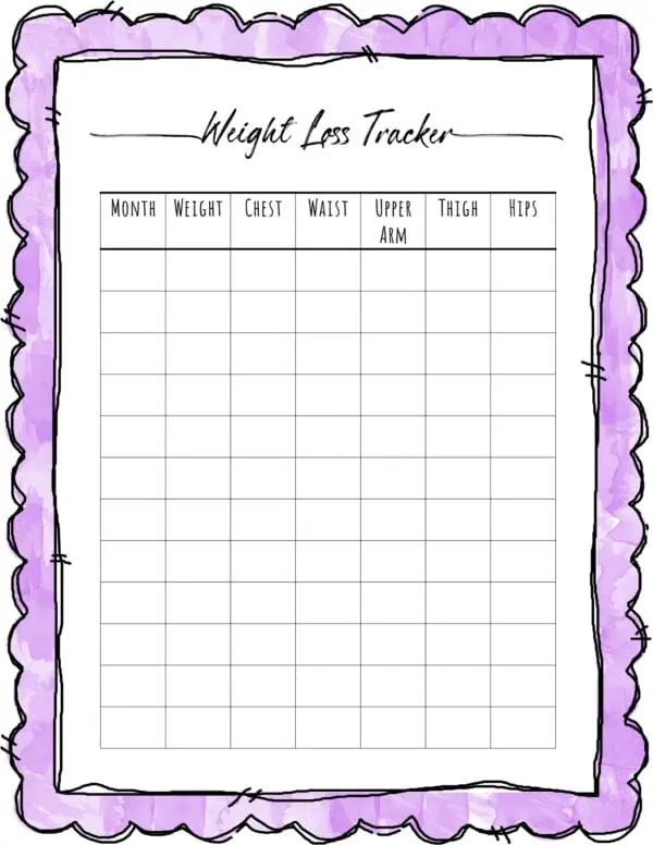 weight and measurement tracker